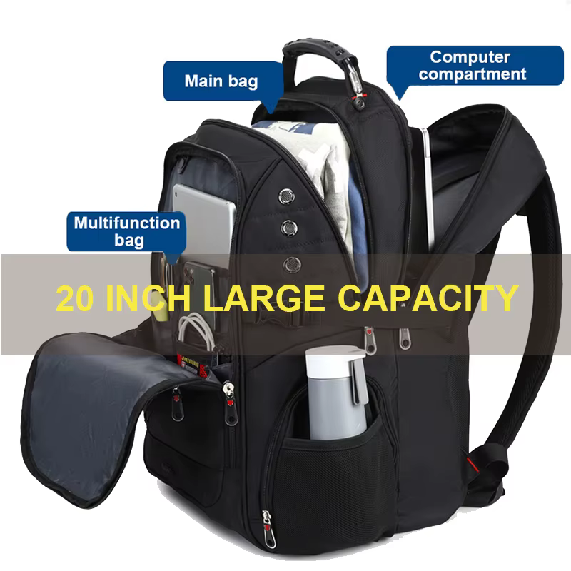 Sacs à dos de voyage imperméables pour hommes