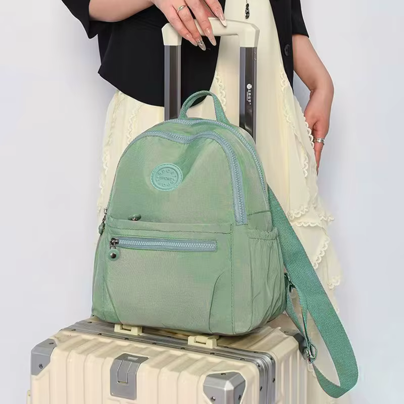 Sac à bandoulière double, tissu Oxford à la mode, sac pour hommes et femmes, tissu en nylon, sac à dos de shopping décontracté