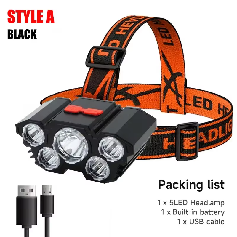 Lampe de poche à 5 LED