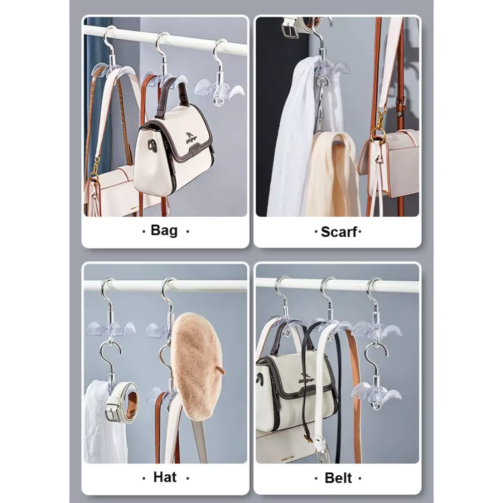 Porte-sacs rotatif pour placard