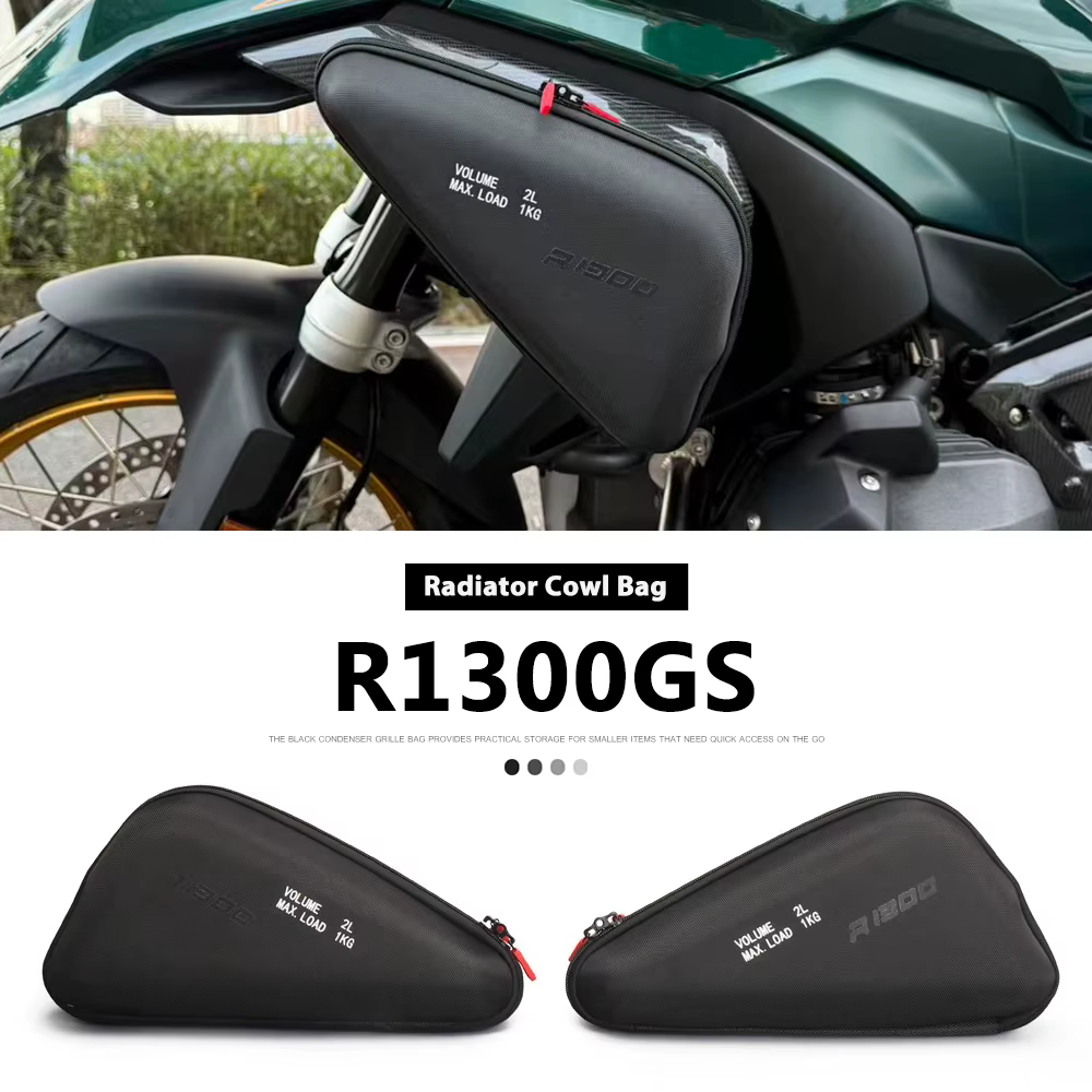 Sacs de capot de radiateur, accessoires de moto 2025 2024 2023, sac à outils de carénage latéral pour BMW R1300GS R 1300 GS 1300 R R1300GSA