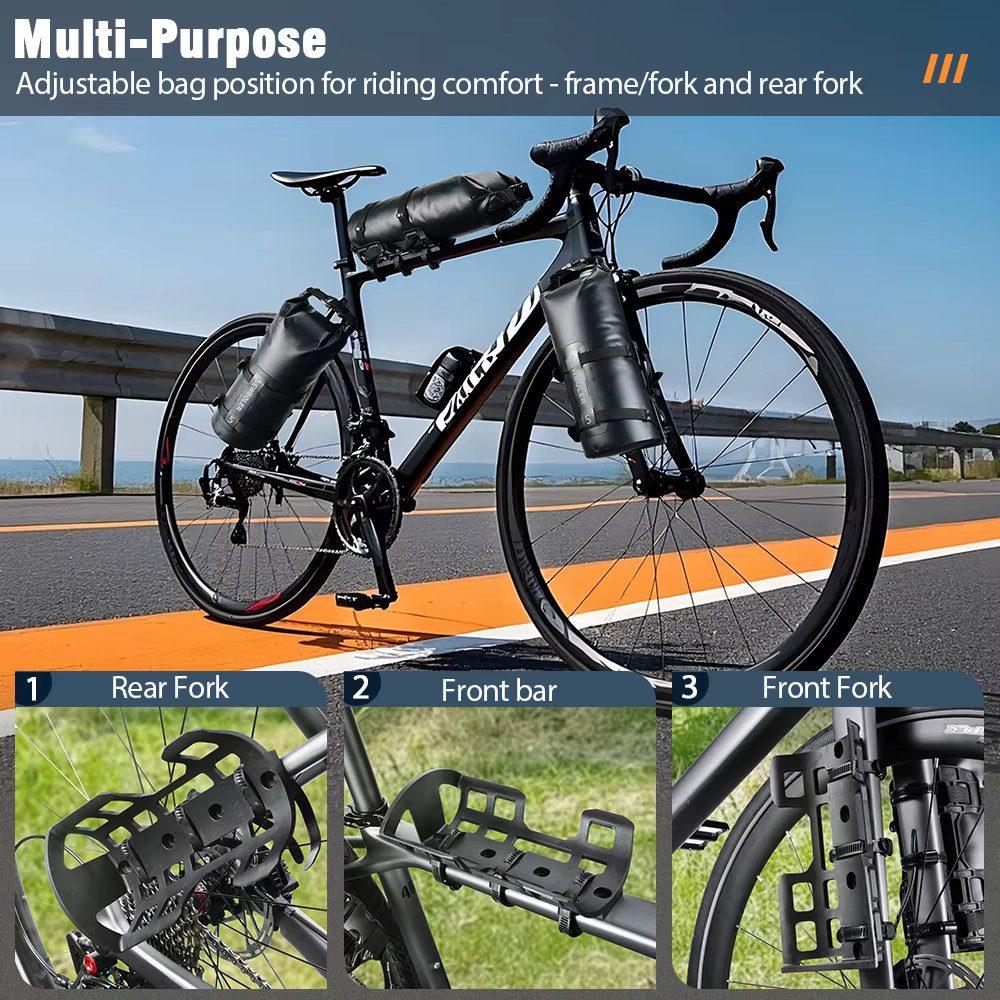 Sac de fourche de vélo étanche portable