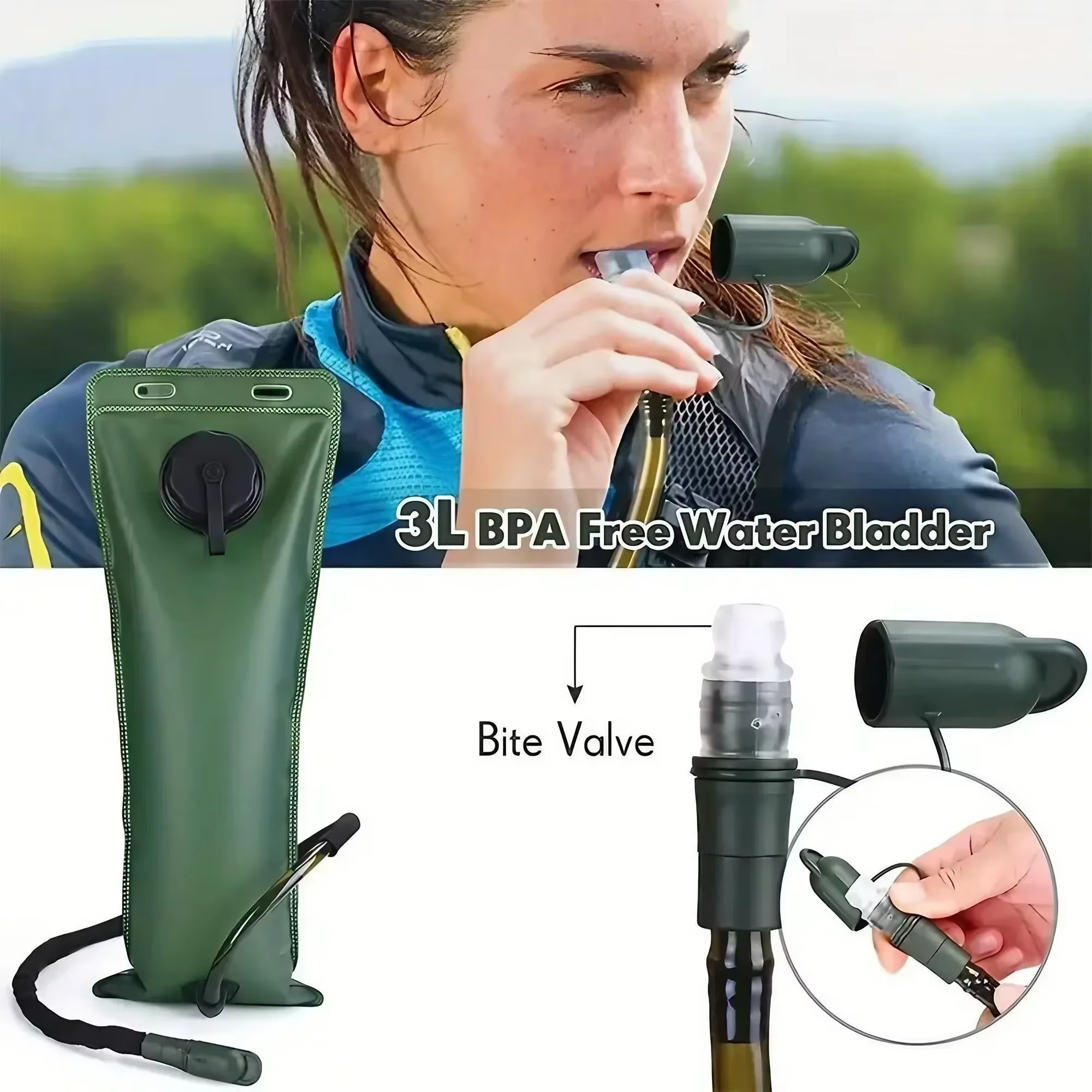 Sac à dos tactique avec poche à eau 3L