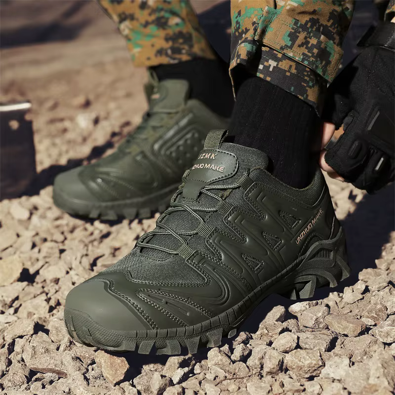 Hommes chaussures de randonnée anti-dérapant bas bottes tactiques