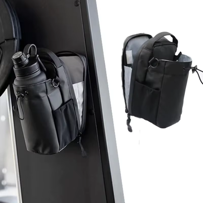 Sac de sport magnétique grande capacité avec poche pour téléphone, pochette portable pour bouteille d'eau, organisateur d'accessoires de gym