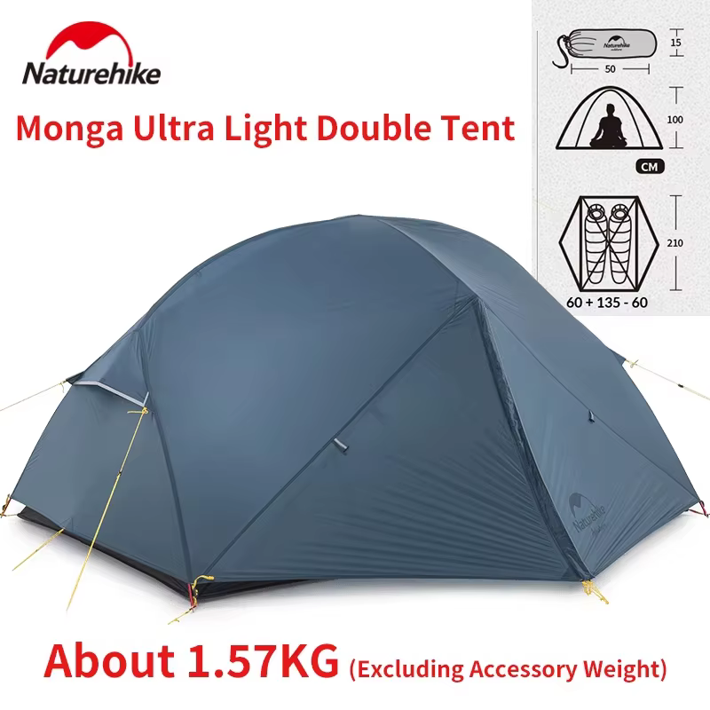 Tente Naturehike Mongar 2 avec tapis