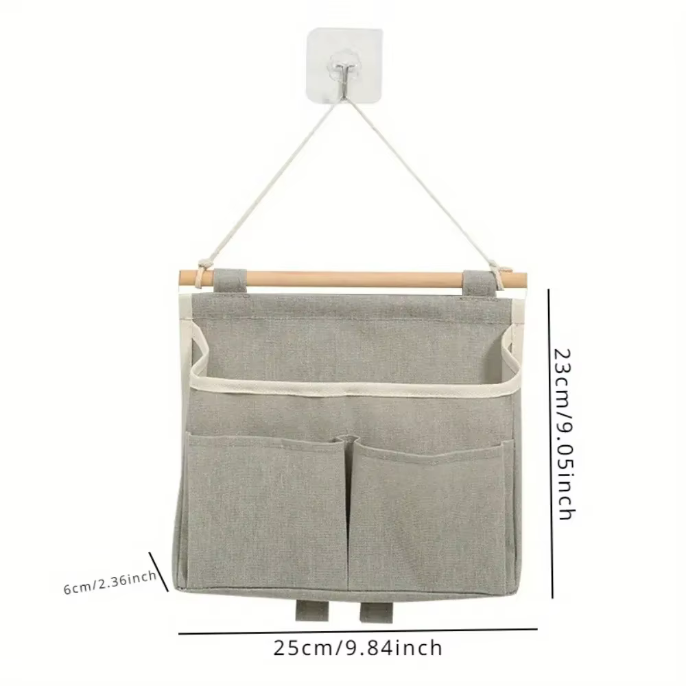 Sac de rangement suspendu pour porte murale, organisateur de sous-vêtements étanche, pochettes de rangement pour articles divers, sac de rangement mural pour placard, décoration de la maison