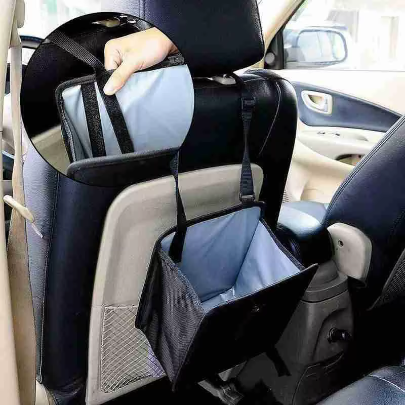Poubelle de voiture compacte et étanche