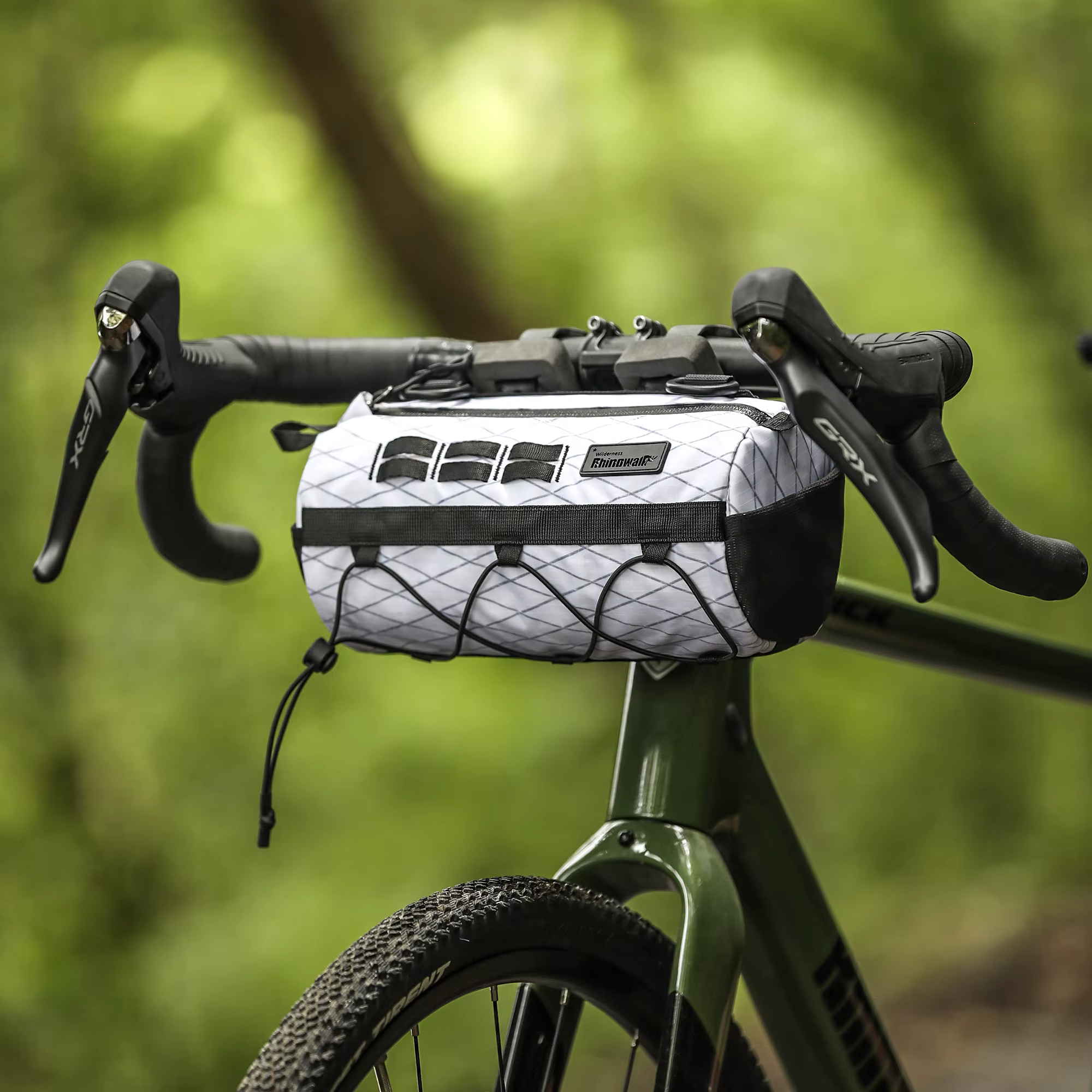 Rhinowalk sac de guidon de vélo Bikepacking pour vtt route gravier sac avant de vélo série sauvage EVA conception 3D résistant à l'usure
