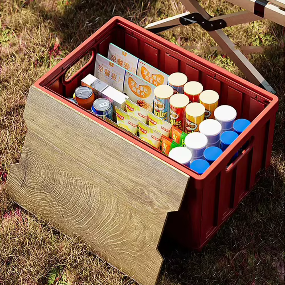 Boîte de rangement pliante de Camping en plein air 50L