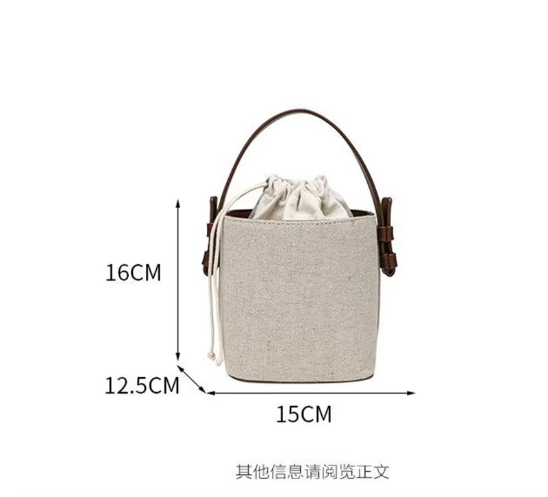 Casaul toile seaux sac concepteur femmes sacs à main Simple épaule sacs à bandoulière tendance été plage petit fourre-tout femme sac à main