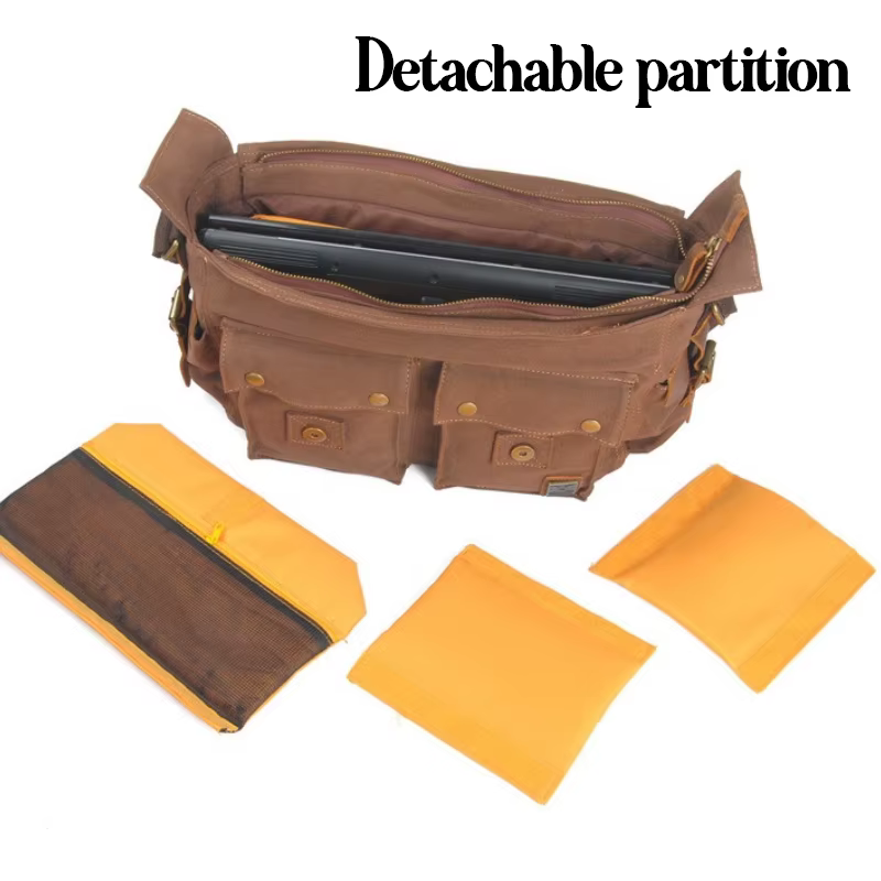 Sac pour appareil photo avec sac en cuir véritable