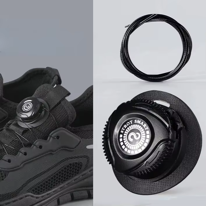 1 paire de lacets de baskets en corde à boucle automatique