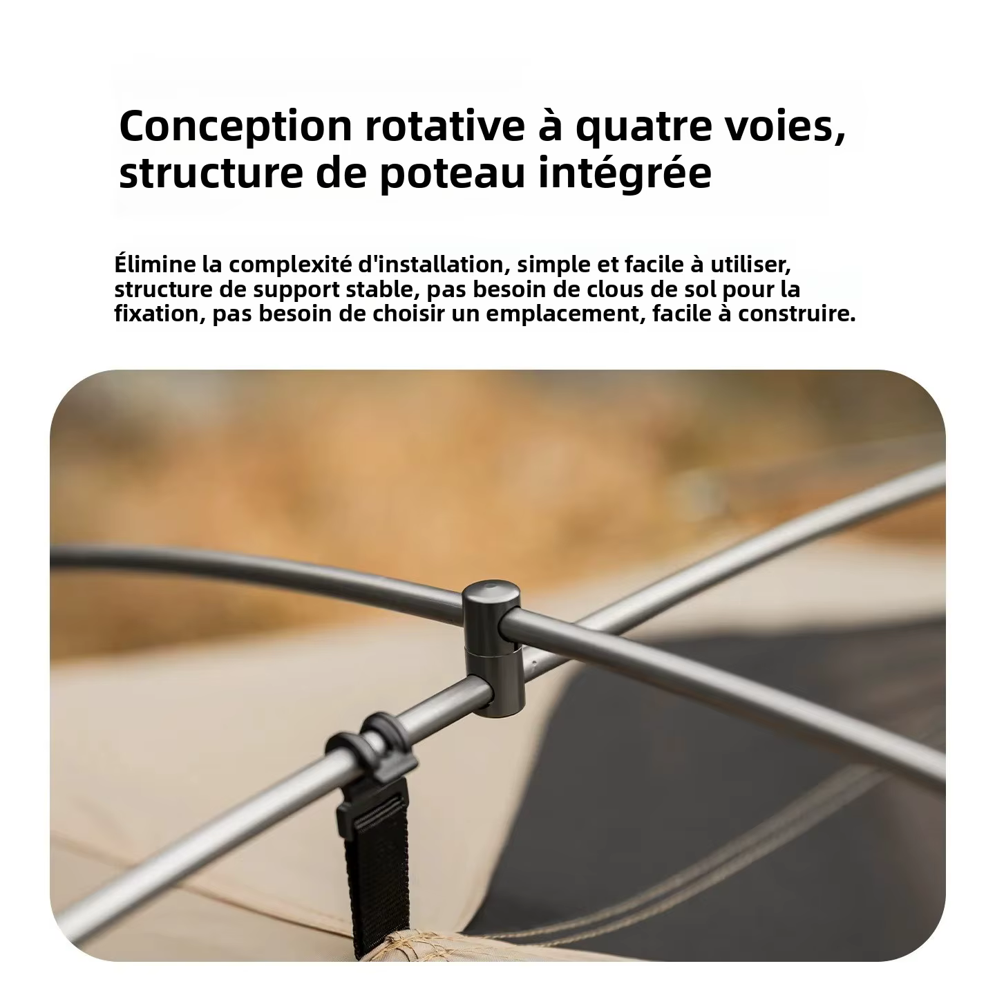 Tente de camping Mountainhiker avec tente intérieure indépendante
