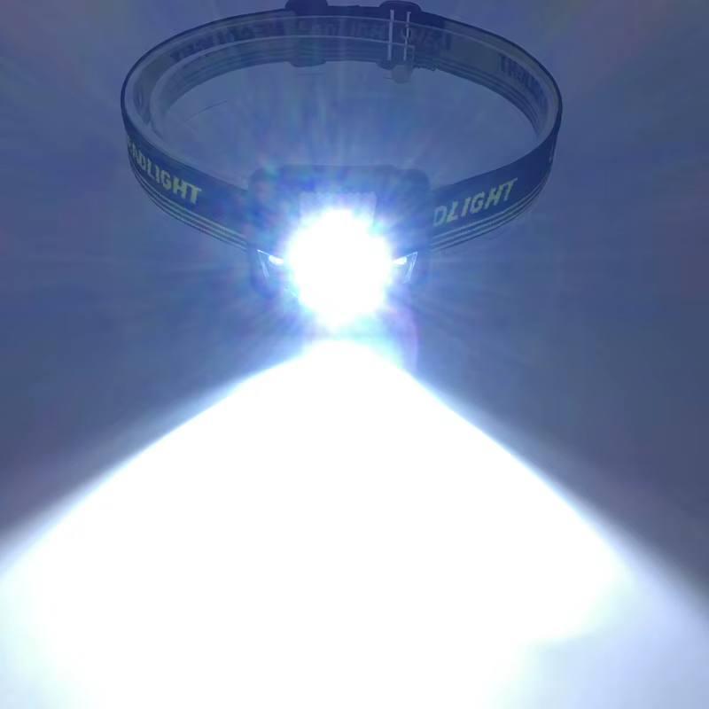 Zk20 LED phare tête vélo lampe lumière infrarouge Ray Mini étanche 600Lm 4 Modes R3 + 2 LED 3xAAA