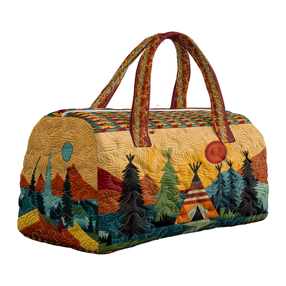 Sac de voyage matelassé GF Vintage Camper unisexe, sac à dos décontracté pour femmes et hommes, sac de week-end, sac de voyage, nouveauté 2026 pour les voyages en plein air et les road trips