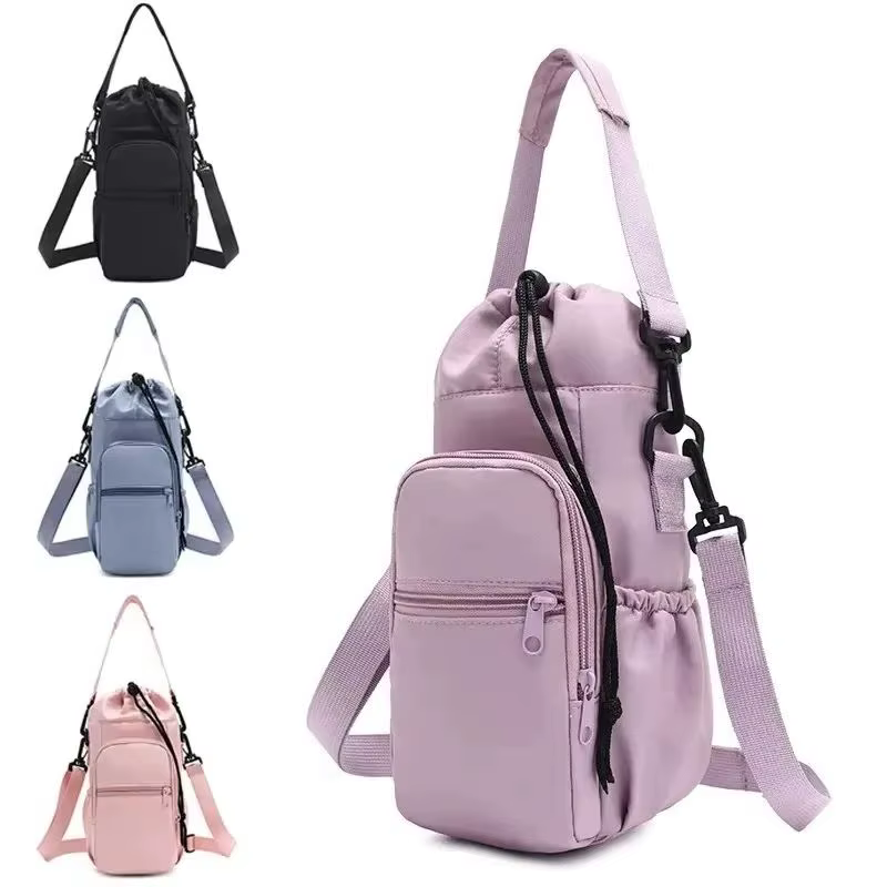Sac de bouteille d'eau Portable avec sangle réglable