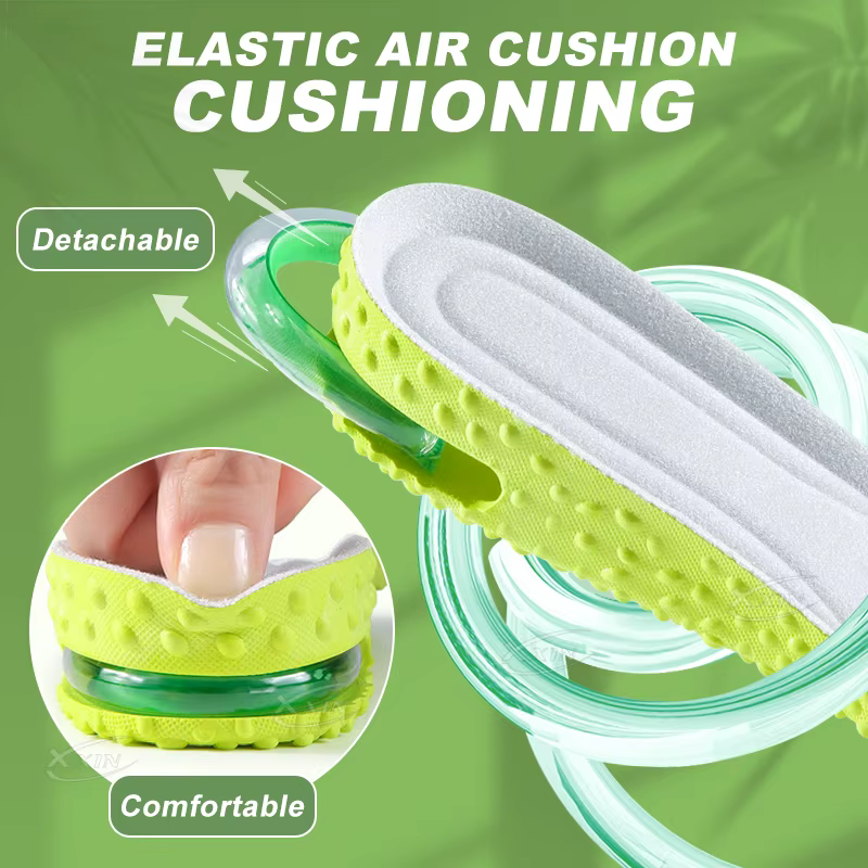【Xxin】 semelles intérieures pour augmenter la hauteur 1.5/2.5/3cm, coussin d'air, Absorption des chocs, coussin de chaussure pour hommes et femmes, semelle intérieure douce et respirante