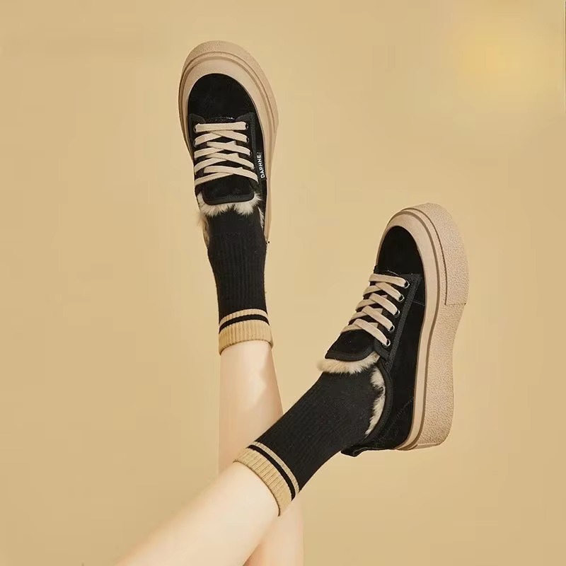 Plus plate-forme chaude épaisse nouvelle femme chaussures