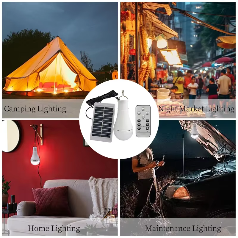 Lampe de secours solaire Rechargeable USB