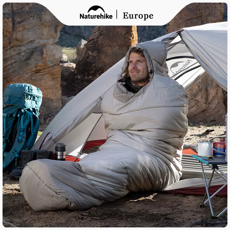 Naturehike Camping randonnée sac de couchage Portable automne hiver épaississement chaleur résistant au froid coton sac de couchage NH21MSD03