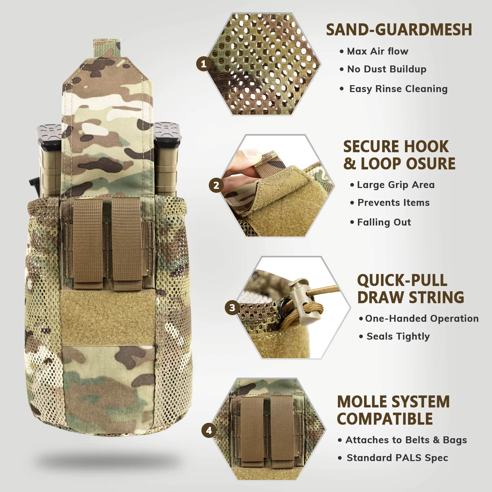 Sac de rangement tactique pliable VOTAGOO TYR