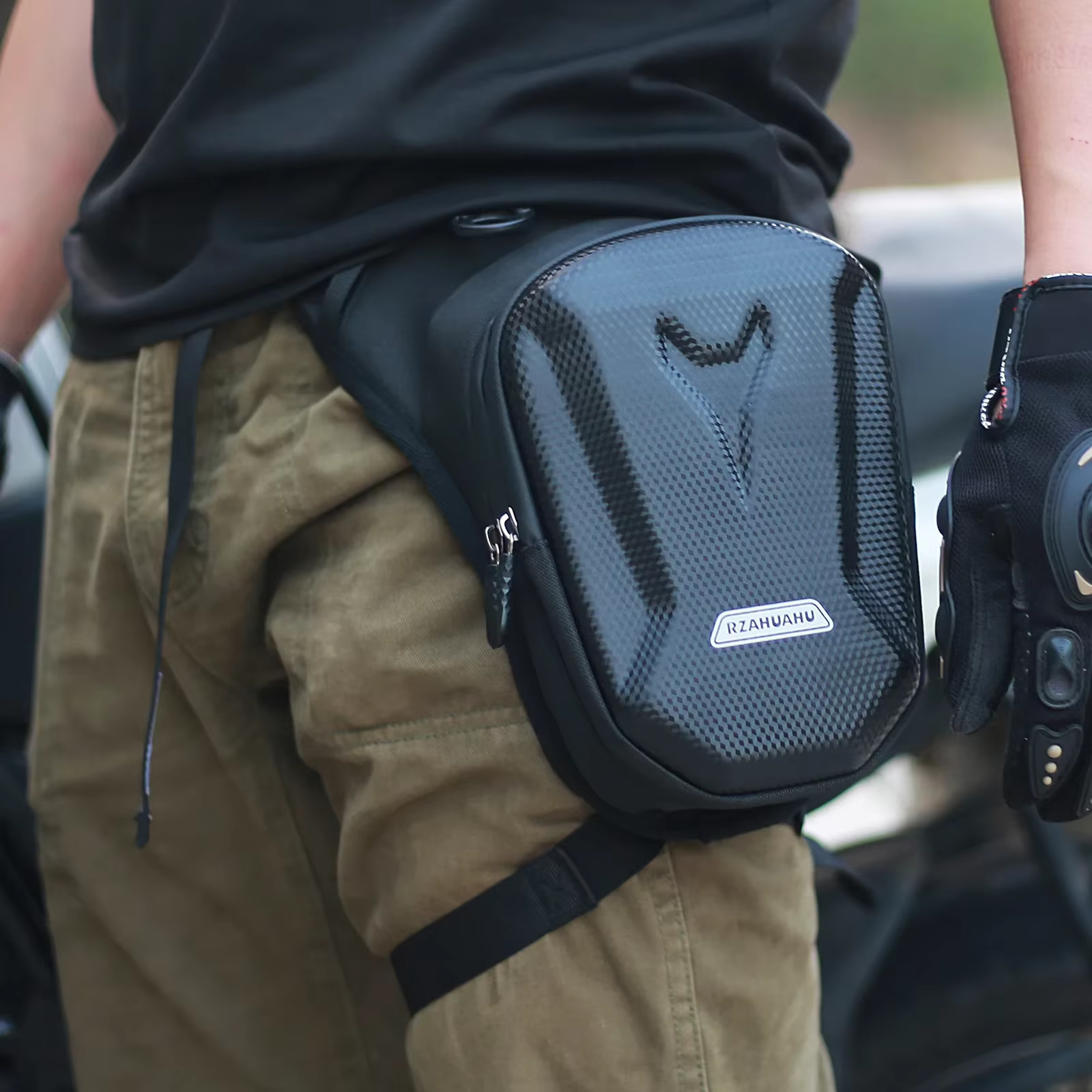 Sac de jambe de moto pour hommes