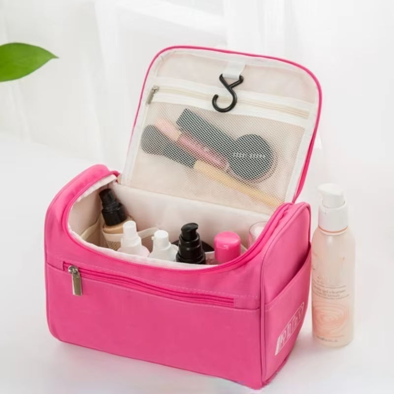 Grand sac à cosmétiques étanche pour hommes et femmes