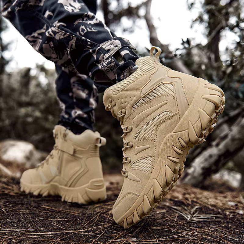 Tactiques bottes d'entraînement de Combat mâle en plein air Camping Anti-usure réponse rapide randonnée chaussures pour hommes pêche chasse baskets pour hommes