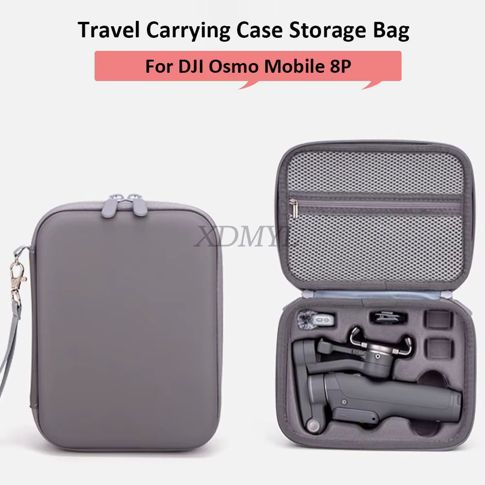 Étui de transport OM 8P, sac portable pour Osmo Mobile 8P, accessoires pour stabilisateur de téléphone, boîte de voyage, sac de rangement, sac rigide avec corde à main
