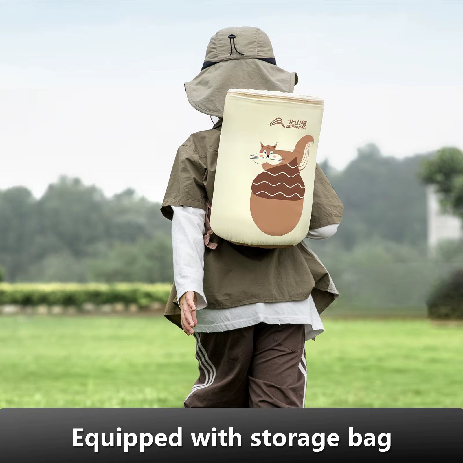 BISINNA enfants dessin animé sac de couchage ultra-léger printemps été Camping sac