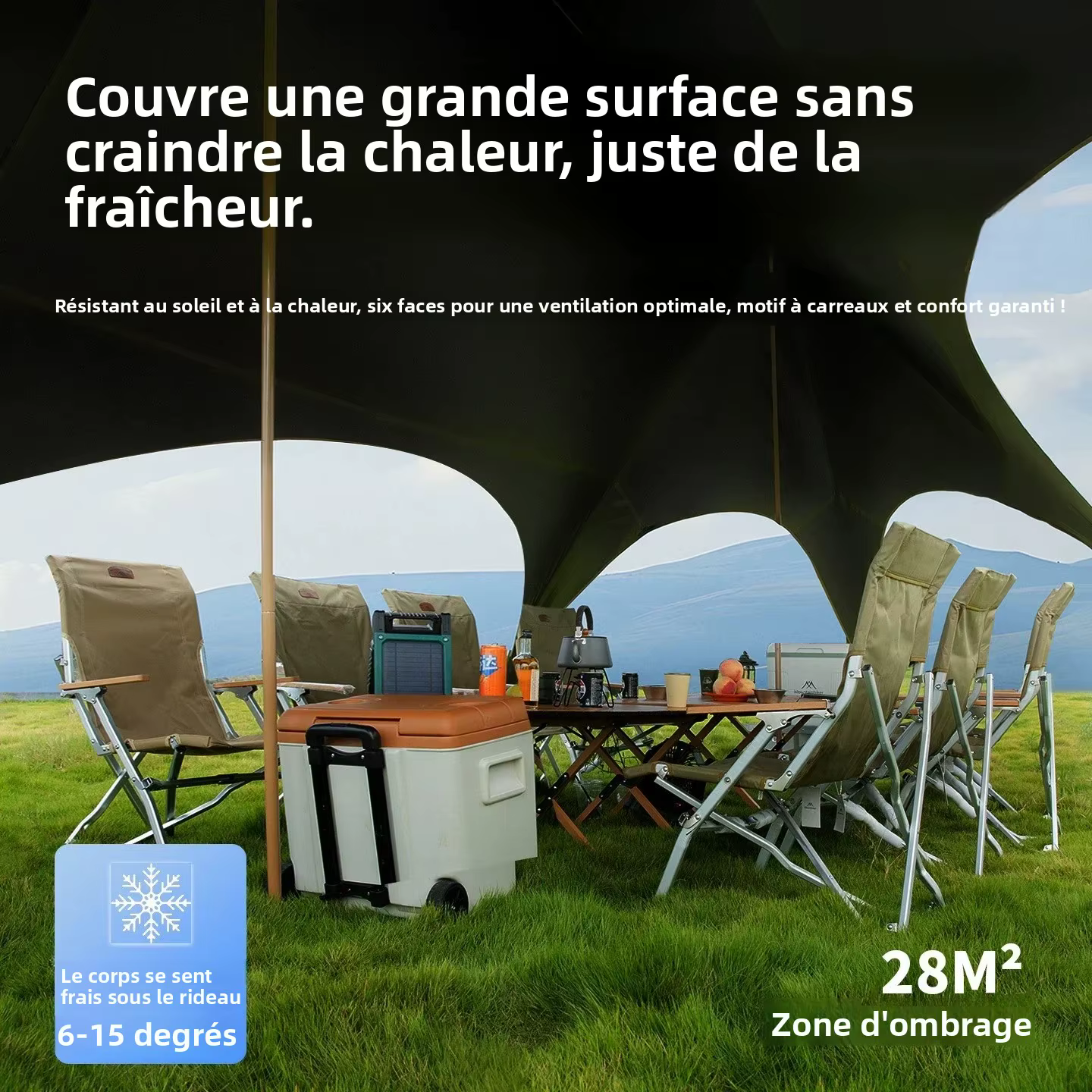 Mountainhiker Tente Parasol Extérieure Améliorée
