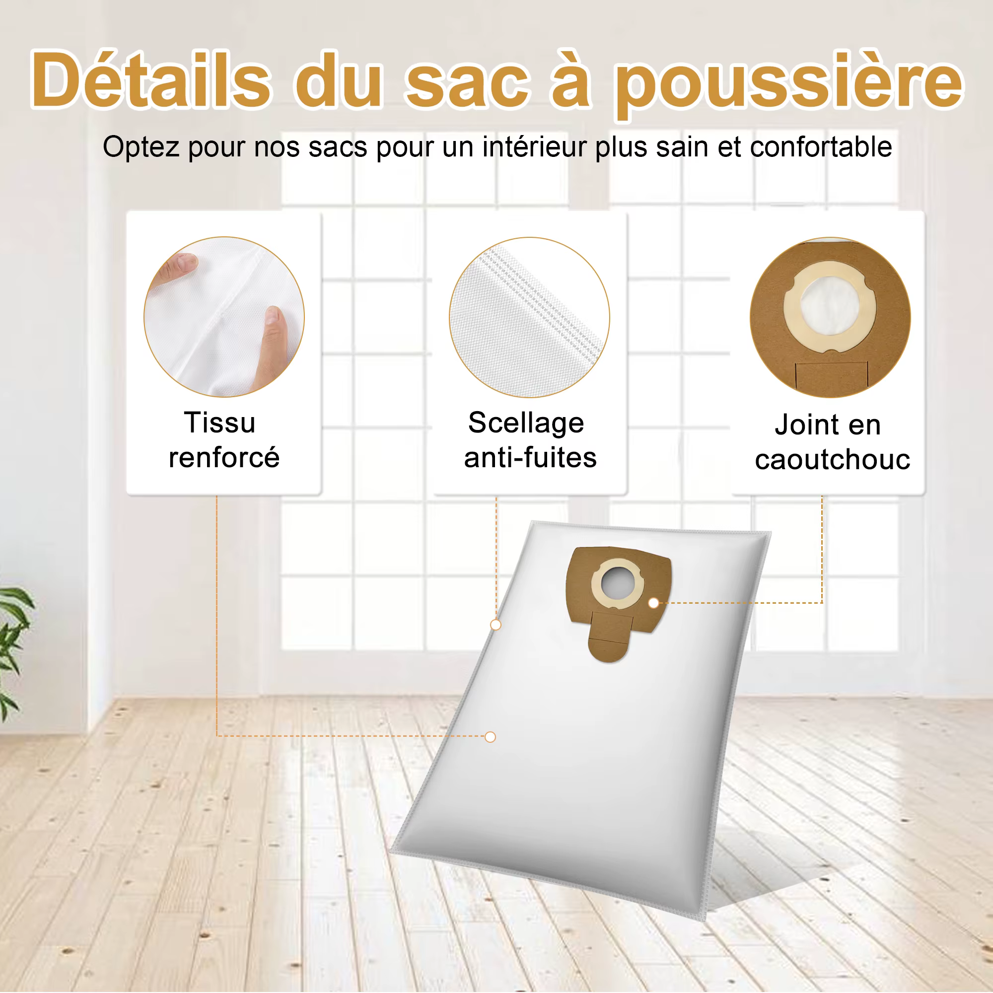 Sacs d'aspirateur pour Makita 446L VC2010L VC3011L VC2511 VC 2512 L 1025L 412/415 912/915 VC3011L P-72899 3511L VC2012L 9920