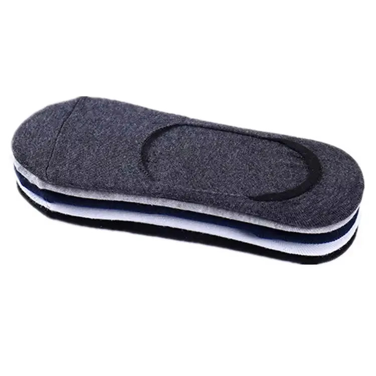 5 paires de chaussettes bateau en coton pour hommes, antidérapantes, en Silicone, invisibles, respirantes, pantoufles de cheville, chaussettes de sport, été et automne