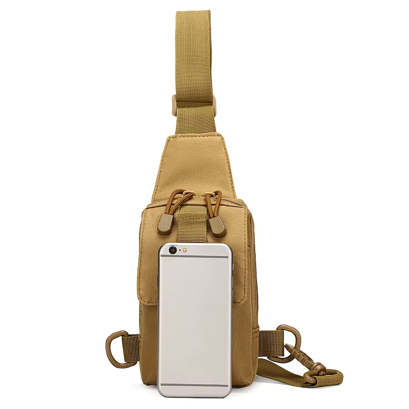 Sac de poitrine tactique sac de Trekking en plein air EDC sac de sport sac à bandoulière sac