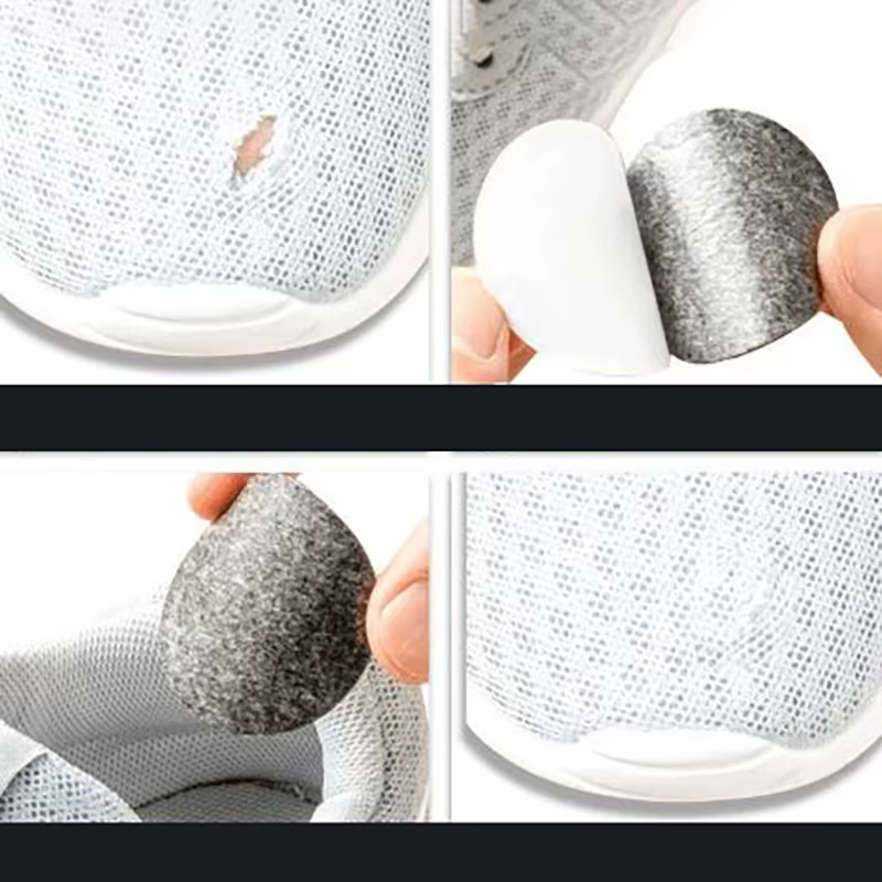 Patch avant auto-adhésif en maille pour chaussures de sport, 6 pièces, Patch de réparation de trous étanche, patchs de réparation de chaussures pour hommes, patchs de talon pour chaussures