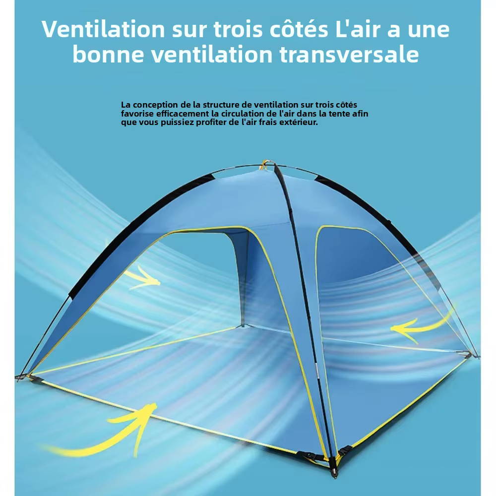 Tente de plage pop-up, auvent