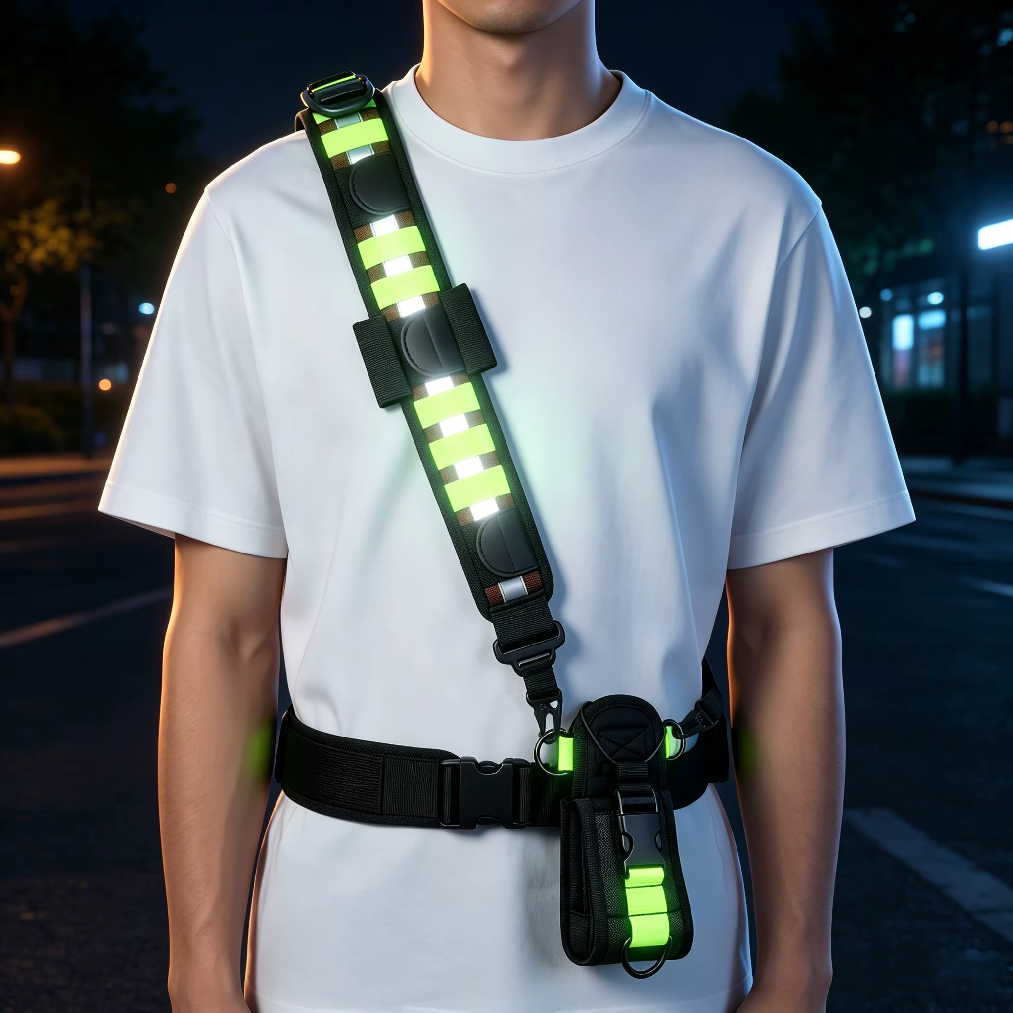 Sangles d'épaule larges tactiques pour pompiers et patrouilles, sangles d'épaule pour équipes de sauvetage, sangles d'épaule pour talkies-walkies, sacs à dos pour talkies-walkies