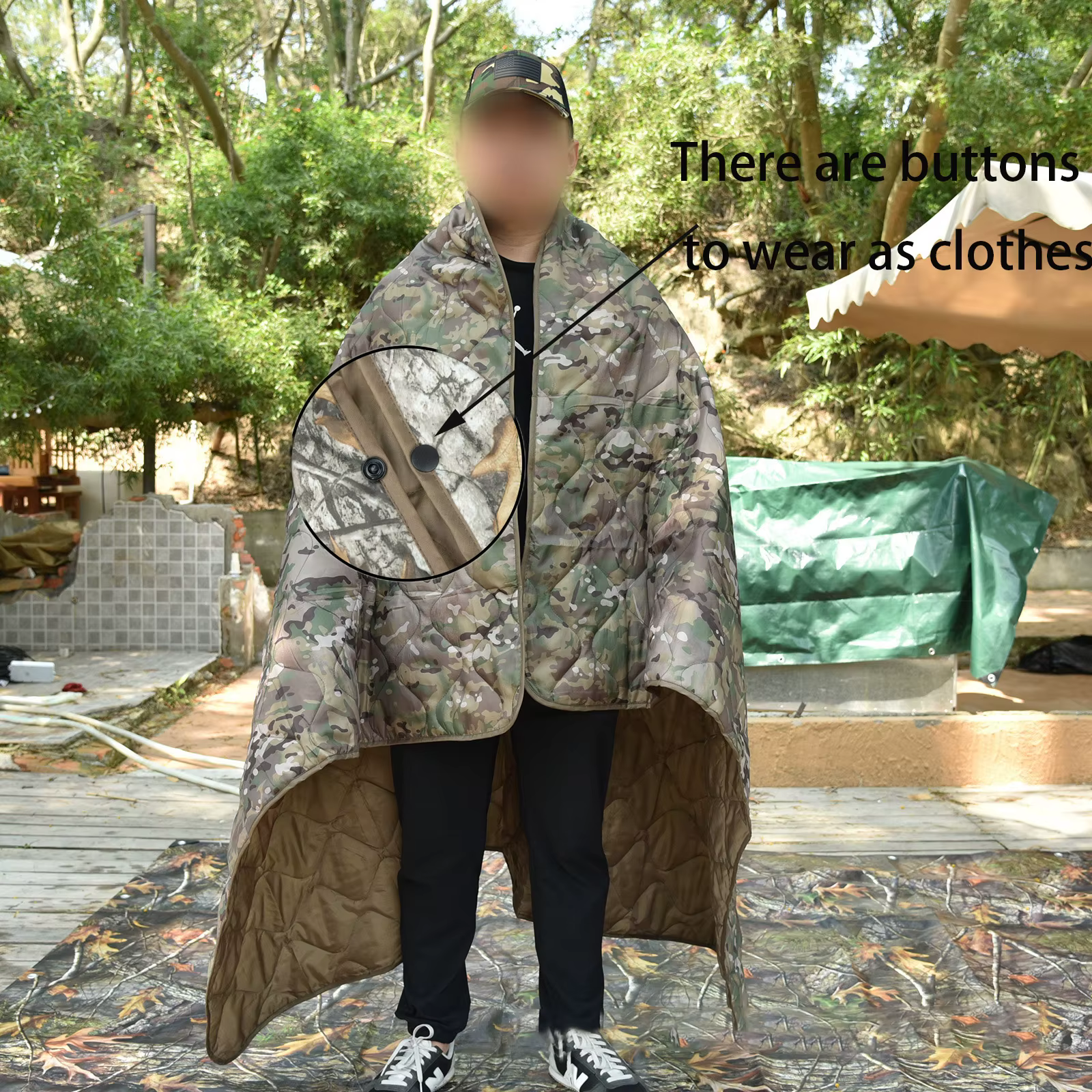 Couverture de Camping d'été Poncho