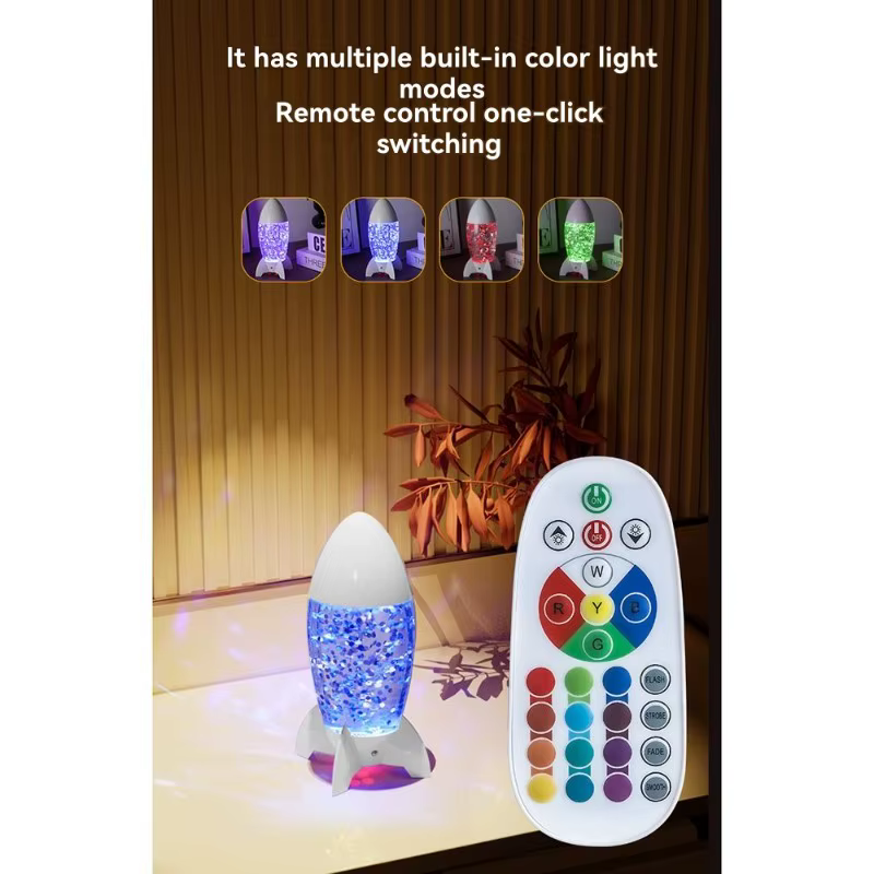 Pour adultes et enfants LED étoile paillettes lampe lumière ambiante pour un décor de pièce fraîche comme veilleuse