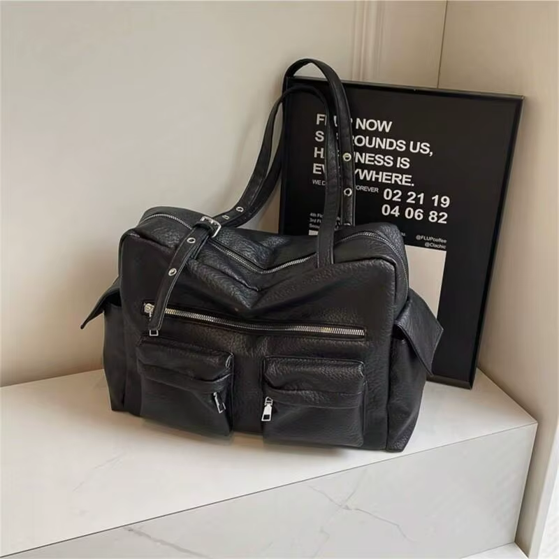 Sac à dos pour femme, sac de voyage, sac fourre-tout en PU, sac de travail pour femme, été, décontracté, grande capacité, nouveau modèle 2025, polyvalent, multi-poches, tendance