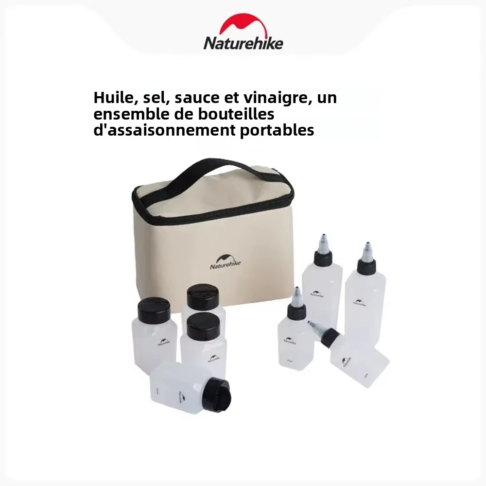 Accessoires de Camping barbecue en plein air pique-nique 6/8 pièces ensemble de pots de stockage d'épices