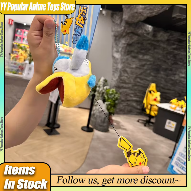 Sac à peluche original PokéMon Playing In The Water Serise, collection Kawaii Pelipper Quagsire Cramorant, cadeau pour les fans d'anime