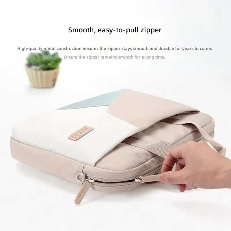 Sac d'ordinateur pour femme avec blocs de couleur, étui pour ordinateur portable de 13, 14 et 15,6 pouces, compatible avec Apple et Huawei