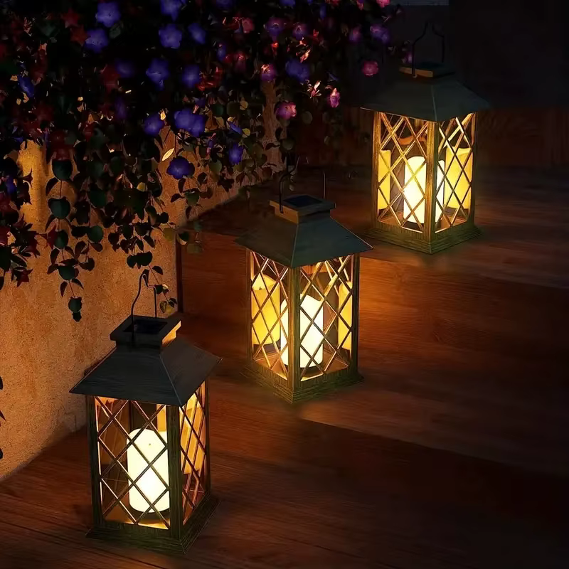 Lampe suspendue à énergie solaire