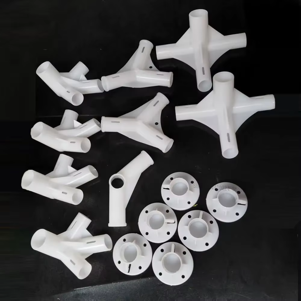 Pièces de rechange pour tente de jardin 3x6m, connecteur central d'angle pour pieds de tente, connecteur de tente 25/19mm, outil de camping en plein air, 15 pièces