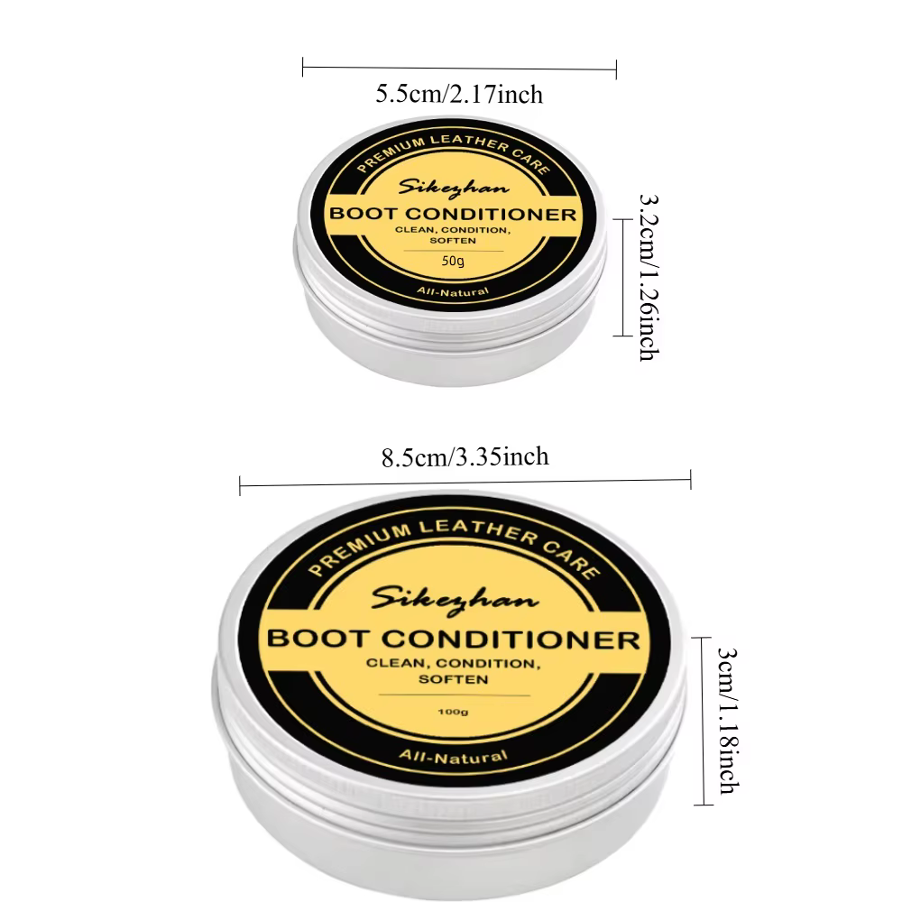 Crème de soin pour bottes en cuir, après-shampooing pour bottes de travail et bottes à la mode, baume pour vernis à chaussures, transparent, inodore, Non gras
