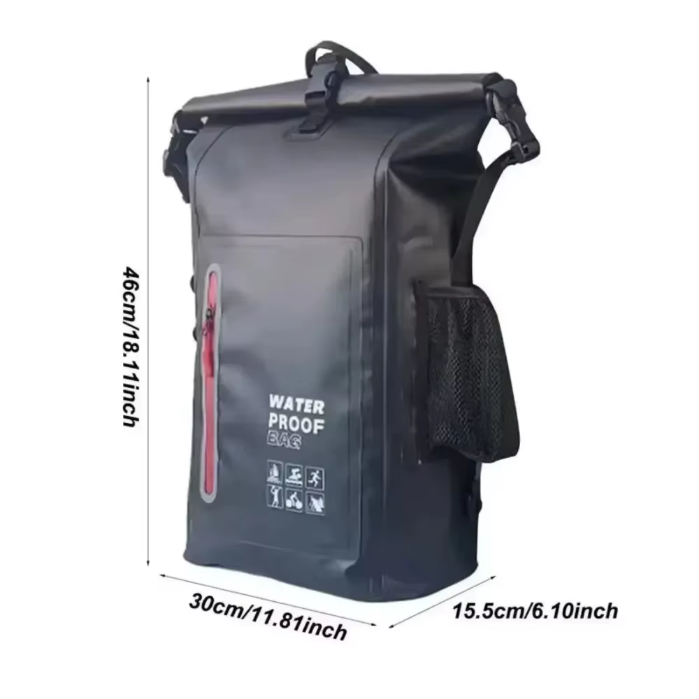 Sac à dos étanche d'extérieur 25L, sac sec de grande capacité, sacs de randonnée, sac de Camping de grande capacité, sac de voyage Edc pour hommes