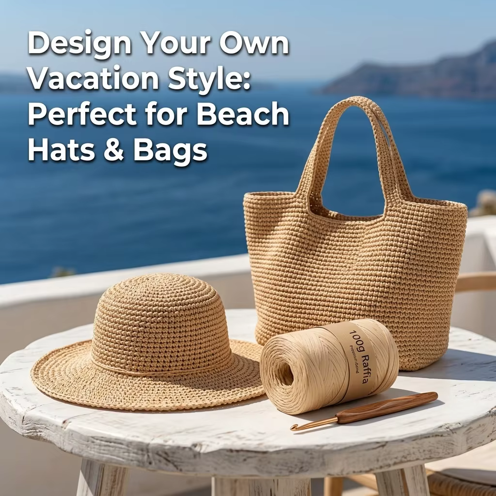 Offre Spéciale : Fil de raphia pour chapeau d'été au crochet, 31 couleurs, pour sacs tricotés DIY, fil tressé pour paille, artisanat fait main, tissage, ficelle de raphia