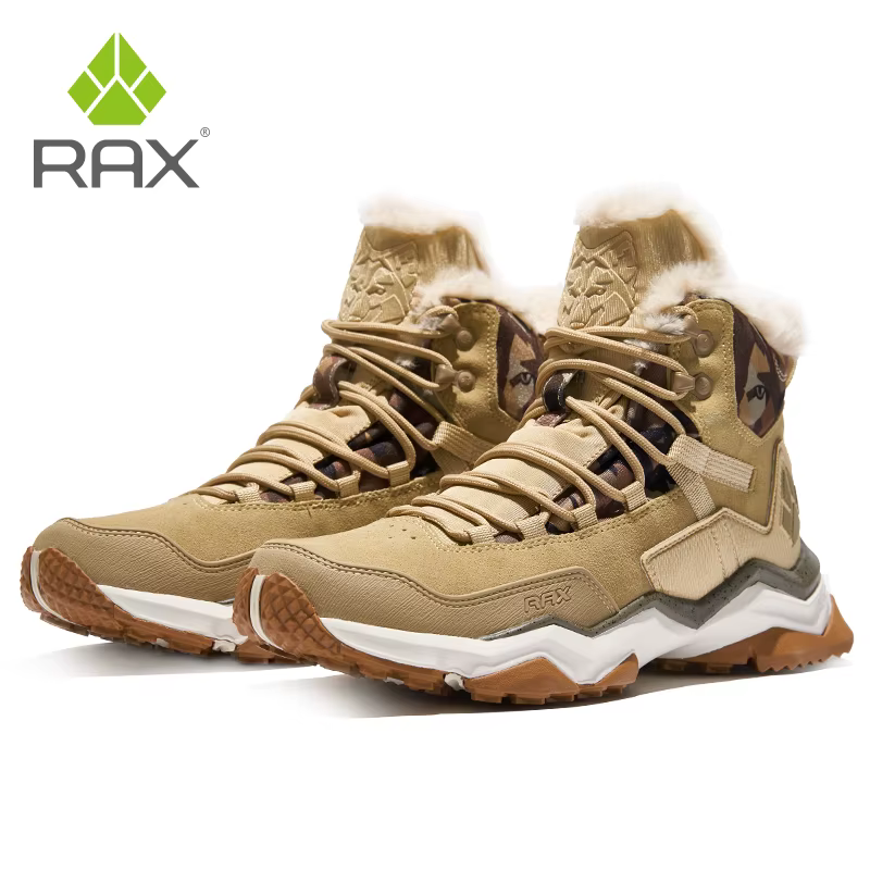 RAX chaussures de randonnée imperméables hommes hiver baskets d'extérieur